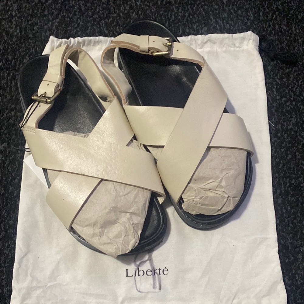 Women's Cream Sandals